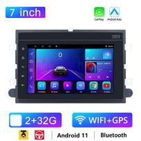 REAKOSOUND 2 DIN Android automobilio radijas Ford F150 F250 F350, multimedijos grotuvas, IPS, Carplay, automatinis stereo, WIFI, GPS navigacija 4-core 2+32CP black
