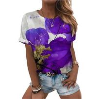 Club Hip-hop Top Advanced Design 3D Print Summer Letter Fashion Women T-shirt Short Sleeve Everyday Harajuku Vintage Pullover 2XL beige