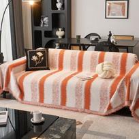 Sofa užvalkalas Audinys Storas Pilnai dengiantis Keturiems sezonams Paprastas ir lengvas prabangus Pažangus Pagalvės Tiesios eilės Dangtelis Dangtelio rankšluostis Universalus 180*130cm