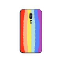 Colorful Rainbow Art Phone Case For OPPO Find X5 X3 X2 A93 Reno 8 7 Pro A74 A72 A53 Soft Black Phone Cover OPPO A52 yellow