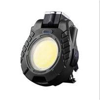 6W LED COB skrybėlės klipas priekinis žibintas mini lauko priekinis žibintas stovyklavimo žibintas lengvas plastikas reguliuojamas kampas žibintuvėliai medžioklei 6W žalia