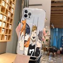 Haikyuu High School Volleyball Hinata Kageyama Tobio Case For iPhone 11 13 Pro 12 XR X XS MAX 7 8 Plus SE 20 Soft Silicone Case iPhone 13pro max gray