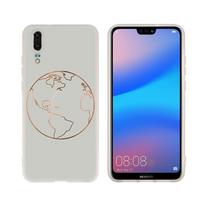 World Map Travel Plans Soft TPU Phone Cases For Huawei P50 P40 P30 P20 Pro Lite p30lite p50lite P samrt Z 2019 2020 Bag Huawei P50