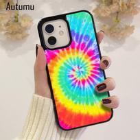 Phone Case for iPhone 12 13 mini X XS XR 11 Pro Max SE 2020 5 6S 7 8 Plus Samsung Galaxy S8 S9 S10 Color Tie Die Cover galaxy S10plus