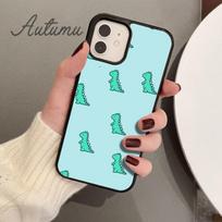 Cute Dino Phone Case for iPhone 11 12 13 14 Pro Max mini X XR XS SE 2020 5 6S 7 8 Plus Samsung Galaxy S21 S22 Cover shell iPhone 5 5s SE