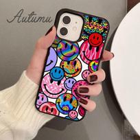 Puikus Smiley telefono dėklas, skirtas iPhone 11 12 13 14 Pro Max mini X XR XS SE 2020 5 6S 7 8 Plus Samsung Galaxy S21 S22 dangtelis iPhone 5 5s SE