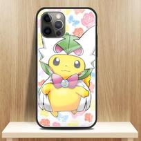 Grūdinto stiklo dėklas iPhone 11 13 Pro Max 12 XR SE 7 8 Plus X XS 6 6S smūgiams atsparus telefono dangtelis kietas Funda juokingas Pokemon Pikachu iPhone 13