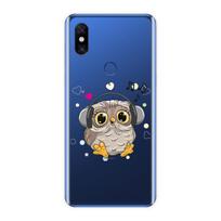 Minkštas silikoninis telefono dėklas, skirtas Xiaomi Mi Mix 1 2 2S 3 Cute Owl Christmas Heart Love galinis dangtelis, skirtas Xiaomi Mi Max Note 1 2 3 dėklui Xiaomi Max