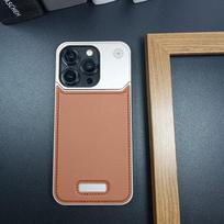 „2 viename“ aliuminio odinis „MagSafe“ magnetinis belaidžio įkrovimo dėklas, skirtas „iPhone 15 14 13 Pro Max“ metaliniam berėmiui aromaterapiniam dangteliui For iPhone 13 juoda