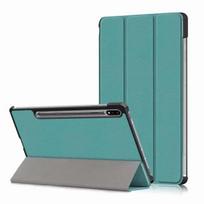 Skirtas „Samsung Galaxy Tab S7 Plus 12.4 SM-T970 T975 Tablet Flip Smart Case“, skirtas Samsung S7 11 colių SM T870 T875 sulankstomas stovo dėklas Tab S7 11 inch T870 šviesiai žalios spalvos