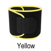 Neoprene Waist Trainer Corset Body Shaper Tummy Slimming Belt Fitness Waist Support Gym Sweat Belt Lumbar Back Belt geltona