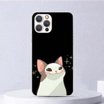 Mielas animacinių filmų Lucky Cats minkštas dėklas, skirtas iPhone 11 12 13 Mini 14 Pro Max Apple telefono dangtelis X XS XR SE 7 Plus 8 + 6 6S 5S Funda Coqu iPhone 7 Plus gray