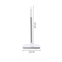 Tualeto grindų šepečio valytuvas Integruotas tualeto valymo šepetys Plytelės Vonios kambarys Du viename ilga rankena kietų plaukų grindų šepetys single rod 37*22cm white