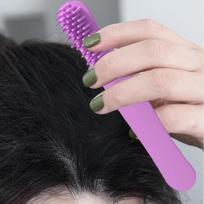 -Massage Comb, Detangling Brush, Foldable Air Cushion Combs, Portable Travel Hair Brush rožinė