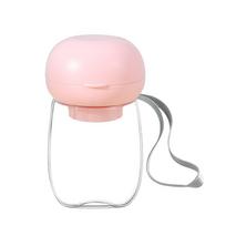 Lightweight Pet Water Bottle Dispenser With Lanyard Mushroom Cups Pet Supplies Perfect For Hiking Walking Traveling white