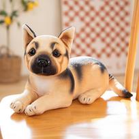 1 vnt 32 cm modeliavimas haskių akita šunų aviganių šunų mopsas pliušiniai žaislai, įdaryti minkšti, tikros kaip gyvūninės lėlės, miela dovana vaikams