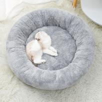 Pet Dog Bed Comfortable Donut Round Dog Kennel Ultra Soft Washable Dog and Cat Cushion Bed Winter Warm Doghouse Dropshipping S