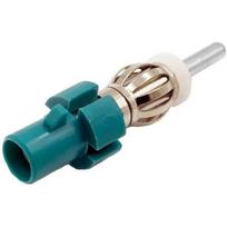 A430 automobilio radijo antenos adapterio kištukas DIN suderinamas su VW Seat Skoda Opel Ford Dacia BMW E46 automobilio radijo antenos adapterio laidas 8*3*1.6cm mėlyna/sidabras