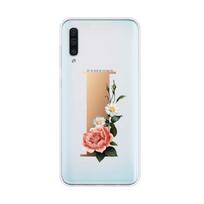 Raidės Abėcėlė Gėlės A, skirta Samsung Galaxy A90 A80 A70 A60 A50 A40 A30 A20S A20E A10 A10E A10S S8 S7 S6 Edge telefono dėklas Samsung A90(5G)