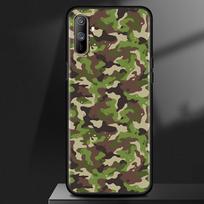 Luxury Phone Case For Realme 6 7 8 Pro C21 C3 XT 5 X50 C20 GT Neo C25 C11 Shockproof Black Soft Cover Military Camouflage Art Realme V13 5G black