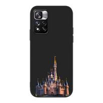 Cartoon Castle Case for Xiaomi Redmi 10 10C 12C 9 Prime 9C 9A 12 10A 9T K40 Pro Black Soft TPU Mobile Phone Bag Cover Redmi 9T black