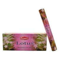 Tridev Agarbatti Lotus smilkalų lazdelės | Hexa serija | Kvapas | Atsidavimas | 6 Pkt * 20 Gm Pooja / garbinimui