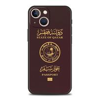 Morocco Ukraine Passport For iPhone 11 12 13 15 14 Pro Max Phone Case X XR XS 7 8 Plus SE 2020 Luxury Black Soft Cover Funda iPhone 12 brown