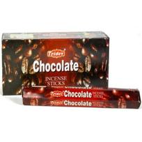 Tridev Agarbatti Chocolate Incense Sticks | Hexa Series | Fragrance | Devotional | 6 Pkt * 20Gm for Pooja/Worship