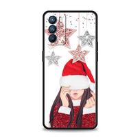 Case For Oppo Find X6 Pro X5 A54 A53 A52 A9 A15 A95 A17 A76 A74 A57 A31 Reno8 Reno7 Reno6 Pro 5G Cover Christmas Graphic Printed Oppo Find X5 gray