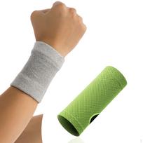 Outdoor Wristband Fitness Exercise Accessories Sweat Bands for Basketball Cycling žalia