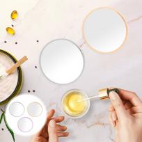 Compact Mirror Bulk, Circular Shaped Pocket Mirror Makeup Mirror for Handbag Folding Purse Mirror, 24 Pack ( and Pattern )