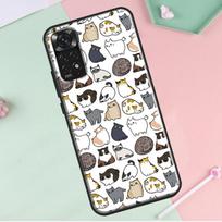 Mielas kačiuko raštas Redmi Note 12 Pro Plus dėklui, Redmi Note 10 8 9 11 Pro 12S 11S 10S 9S 9C 10C 12C dėklams Redmi Note 9S