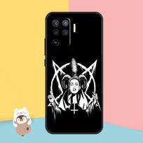 Satan Satanic Nun Case For OPPO Find X5 X3 Lite Pro A15 A16 A52 A72 A5 A9 A31 A53 A83 A93 A54 A74 A94 Cover OPPO A54 4G