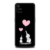 Phone Case For OnePlus 11 10 9 Pro 9T 12R 10R 9R 9RT 10T 8T 8 7 6T 7T Nord 2T CE 2 5G N200 N10 N100 Cover Couple Style Cartoon OnePlus 7T black