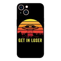 Black tpu case for iphone 14 13 12 11 mini pro MAX 5 5s se 2020 6 6s 7 8 plus x 10 XR XS cover get in loser iphone 13 mini