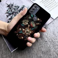 Wild Flower Phone Case For Moto Edge 50 40 Pro Edge 40 30 Ultra Neo Fusion G Power G Stylus G Play E32 E20 E40 Moto Edge 50 Pro gray