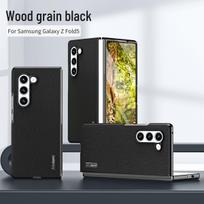 Samsung Z Fold5 Žievės rašto Kritimui atsparus dėklas vyrams - Apsauginis dėklas sulankstomam ekranui ZFold4/3/2. Samsung Z Fold2 white