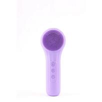 Sonic vandeniui atsparus veido valymo šepetėlis vyrams ir moterims, įkraunamas šveičiamasis elektrinis veido šveitiklis, valymo šepetėlis purple