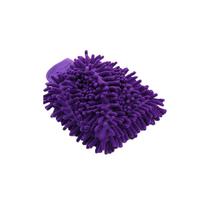 Car Wash Gloves Chenille Glove Plush Rags Thickened Double-sided Car Supplies Cleaning Tools Auto Acessories Car Detailing violetinė