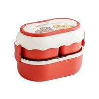 Portable Insulated Lunch Box for Office Workers and Students, Divided Into Compartments That Do Not Cross Flavors, Sealed Lunch Box Pack of 1 ruda