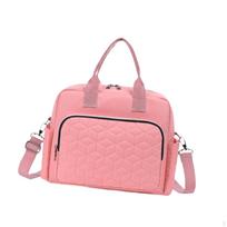 Diaper Bag Tote Baby Handbag Travel for Mom Toys Shopping rožinė