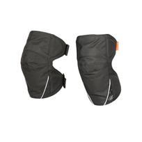 One Pair Motorcycle Riding Knee Pads Adjustable Knee Protectors for Motocross, Cycling, Skating, L gray