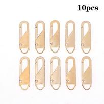 10Pcs Universal Detachable Zipper Puller Metal Zipper Head Repair Kits Replacement For Luggage Purse Bags Clothes Zipper Slider auksas
