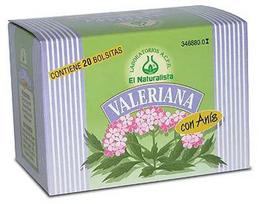 El Natural Valeriana Con Anis 20 Bolsitas Infusion