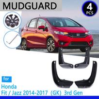 Mudguards fit for Honda Fit Jazz GK 2014~2017 2015 2016  Car Accessories Mudflap Fender Auto Replacement