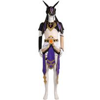 Unisex Anime Cos Cyno Cosplay Costumes Outfit Halloween Christmas Uniform Custom Size XL-(Suit+Hat) black