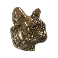 Prancūzų buldogas, Frenchie - atminimo lenta su šunimi, personalizuota padėka, apdovanojimas, diplomas su dedikacija iš prekės ženklo Art-Dog ruda