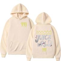 Rapper Juice Wrld 999 Letter Print Hoodie Unisex Hip Hop Retro Pullover Sweatshirt Fleece Unisex Loose Long Sleeve Hooded Streetwear 2XL