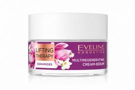 Veido kremas, serumas Eveline Lifting Therapy Ceramides, 50 ml, 60+