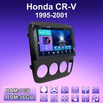 2 DIN Android Carplay Automobilio radijas Honda CR-V 1995-2001 m. Multimedijos grotuvas Galvos blokas Stereo GPS navigacija BT WIFI 2+32GB 1+16GB blue